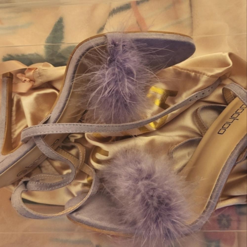 BooHoo Lilac Strappy Sandals